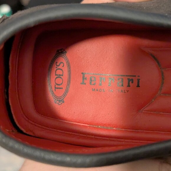 Tod’s x Ferrari Brown Suede Penny Driving Loafers Men’s Size 9.5 main image 8